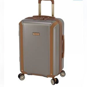 London Fog Regent large check in Expandable Spinner Suitcase travel bag 29